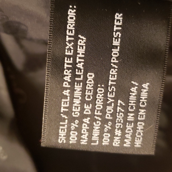 😎Men's Genuine BLACK😎 LEATHER😎 JACKET😎! LNWOT! - Picture 8 of 10